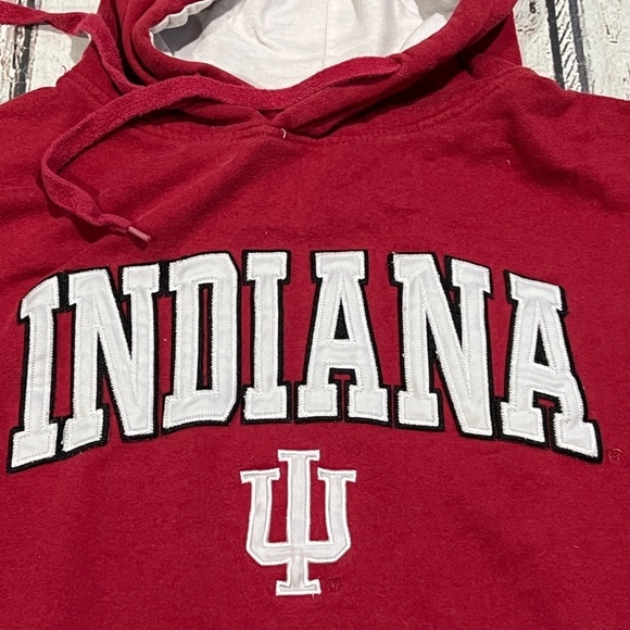 University of Indiana Hoosiers NCAA College Hoodie Stitched Sweatshirt - Picture 2 of 5